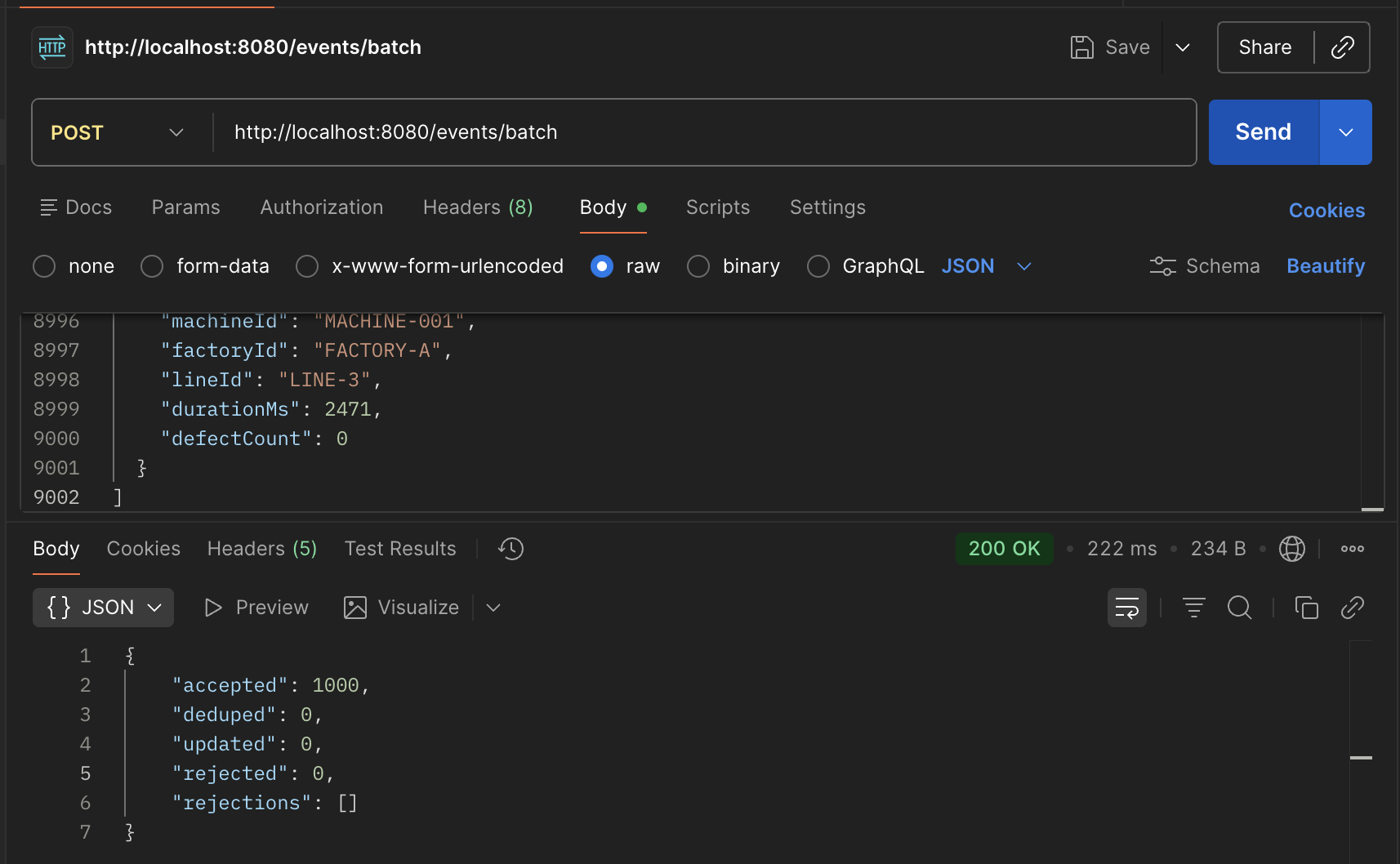 IOT Machine Events Processor preview